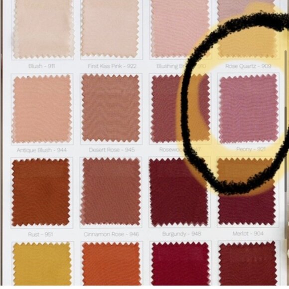 Revelry Bridesmaid Dress, Harper Chiffon Faux Wrap Dress, Peony 921, Size 12 - Picture 2 of 11